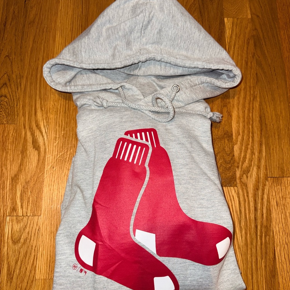 Gray Red Sox Hoodie